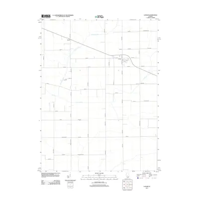 2012 Map of Latham, 2012 Print