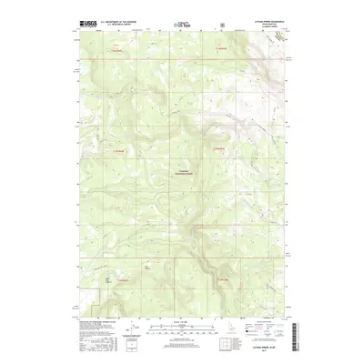 2017 Map of Latham Spring, 2017 Print