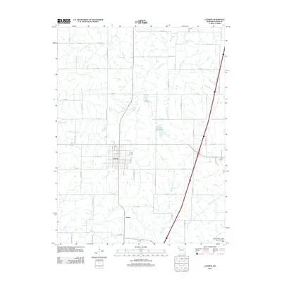 2012 Map of Lathrop, 2012 Print