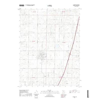 2017 Map of Lathrop, 2017 Print