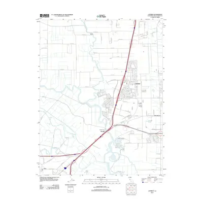 2012 Map of Lathrop, 2012 Print
