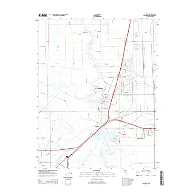 2015 Map of Lathrop, 2015 Print