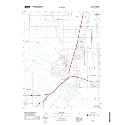 2018 Map of Lathrop, 2018 Print