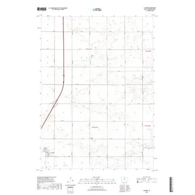 2018 Map of Latimer, 2018 Print