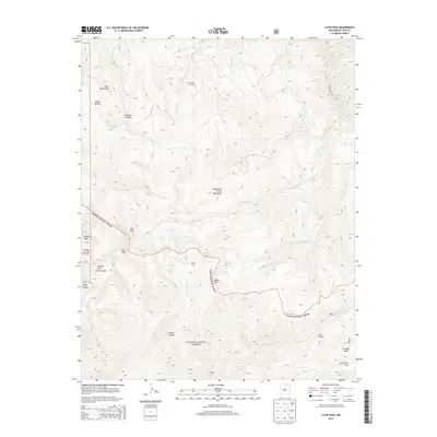 2013 Map of Latir Peak, 2013 Print