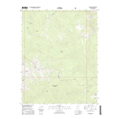 2017 Map of Latir Peak, 2017 Print