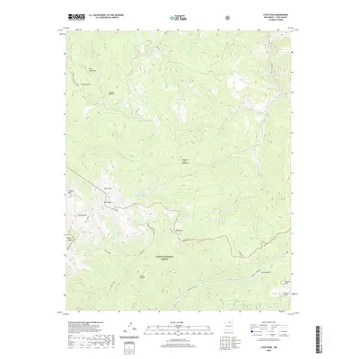 2020 Map of Latir Peak, 2020 Print