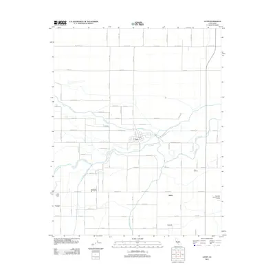 2012 Map of Laton, 2012 Print