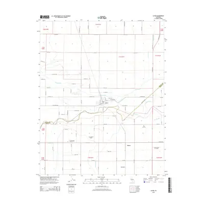 2015 Map of Laton, 2015 Print