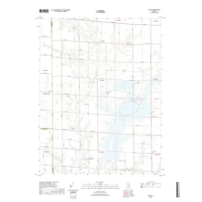 2018 Map of Latona, 2018 Print