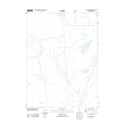 2012 Map of Lauer Reservoir, 2012 Print