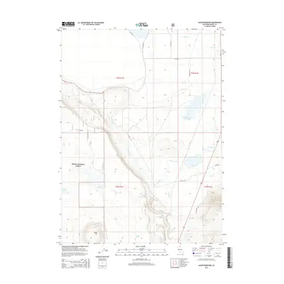2015 Map of Lauer Reservoir, 2015 Print