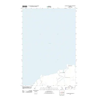 2011 Map of Laughing Fish Point, 2011 Print