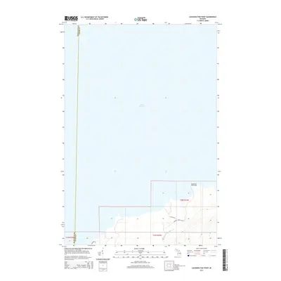 2014 Map of Laughing Fish Point, 2014 Print
