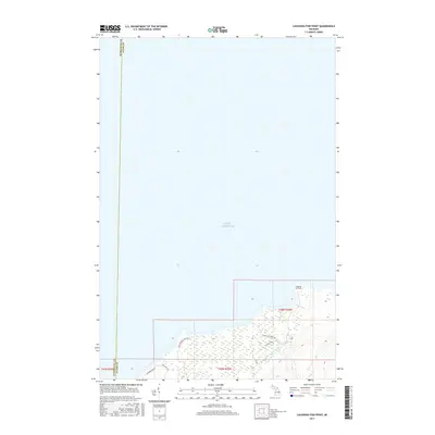 2017 Map of Laughing Fish Point, 2017 Print