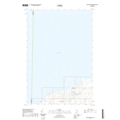 2019 Map of Laughing Fish Point, 2019 Print