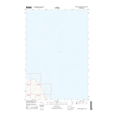 2014 Map of Laughing Fish Point OE E, 2014 Print