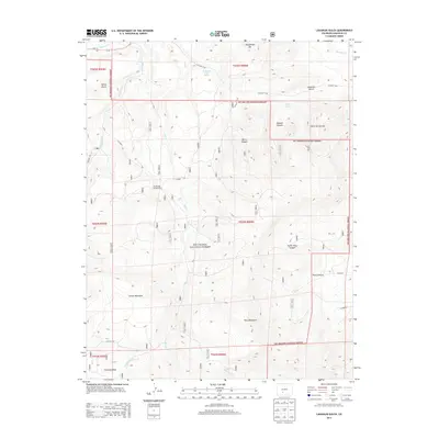 2013 Map of Laughlin Gulch, 2013 Print