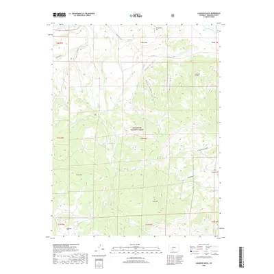 2019 Map of Laughlin Gulch, 2019 Print