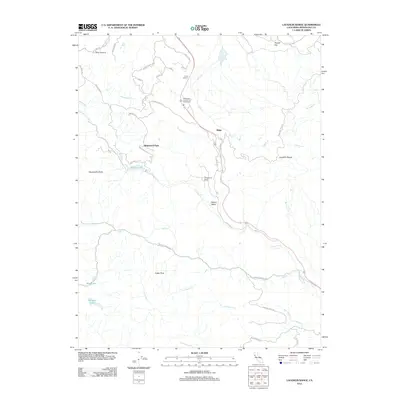 2012 Map of Laughlin Range, 2012 Print