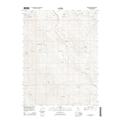 2015 Map of Laughlin Range, 2015 Print
