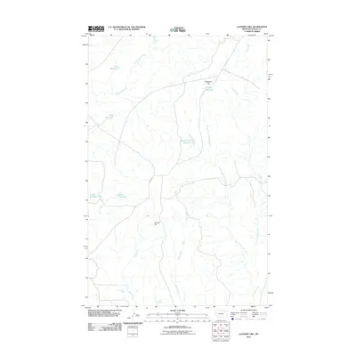2011 Map of Laundry Hill, 2011 Print