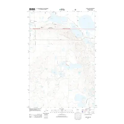 2013 Map of Laura Lake, 2013 Print