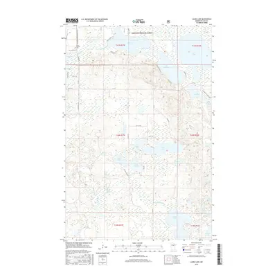 2016 Map of Laura Lake, 2016 Print