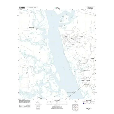 2011 Map of Laurel Bay, 2011 Print