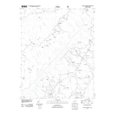 2011 Map of Laurel Bloomery, 2011 Print