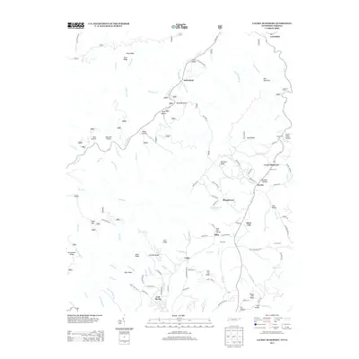 2013 Map of Laurel Bloomery, 2013 Print