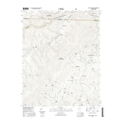 2016 Map of Laurel Bloomery, 2016 Print