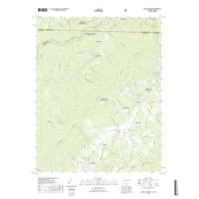 2019 Map of Laurel Bloomery, 2019 Print