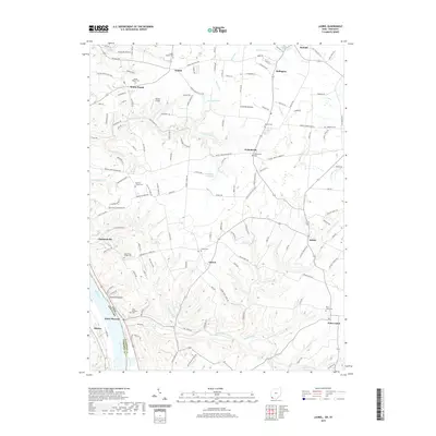 2019 Map of Laurel, 2019 Print