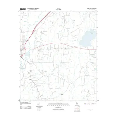2012 Map of Laurel East, 2012 Print