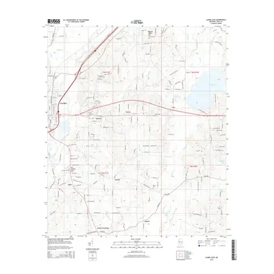2015 Map of Laurel East, 2015 Print