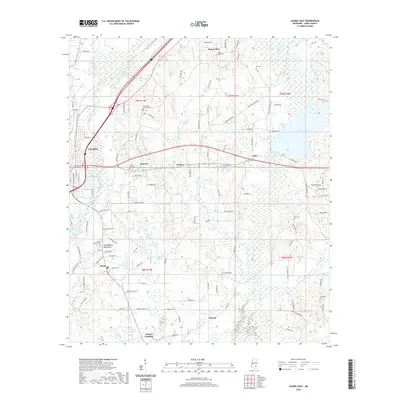 2020 Map of Laurel East, 2020 Print