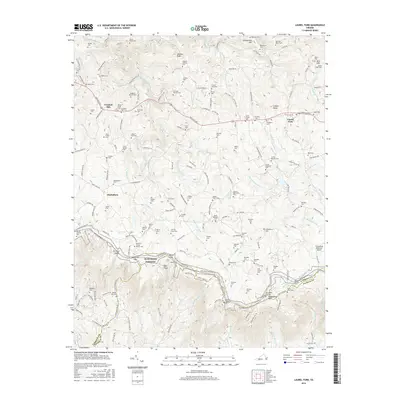 2016 Map of Laurel Fork, 2016 Print