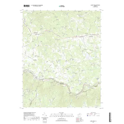 2019 Map of Laurel Fork, 2019 Print