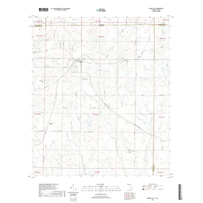 2018 Map of Laurel Hill, 2018 Print
