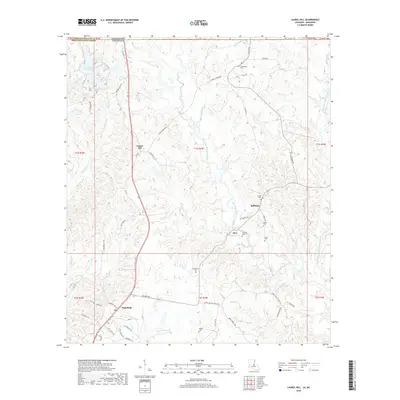 2018 Map of Laurel Hill, 2018 Print
