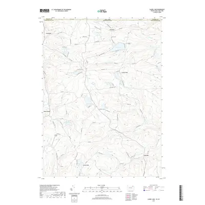 2019 Map of Laurel Lake, 2019 Print