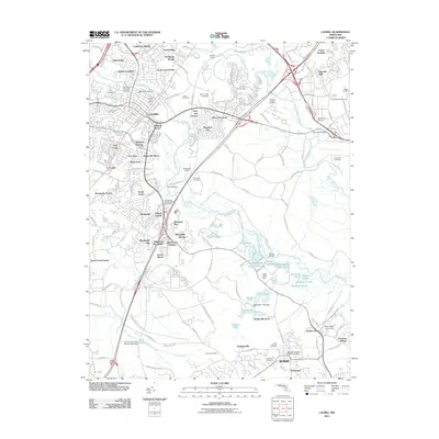 2011 Map of Laurel, 2011 Print