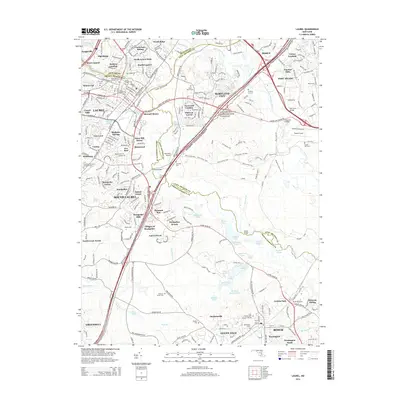 2014 Map of Laurel, 2014 Print