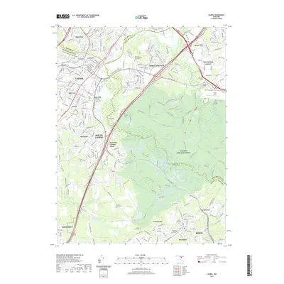 2019 Map of Laurel, 2019 Print