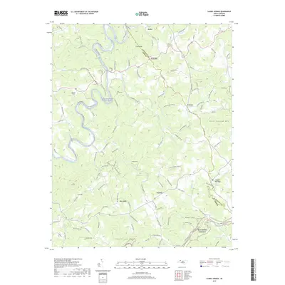 2019 Map of Laurel Springs, 2019 Print