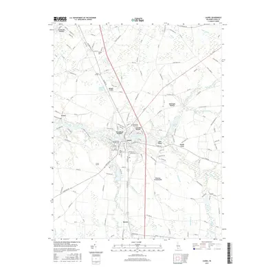 2016 Map of Laurel, 2016 Print