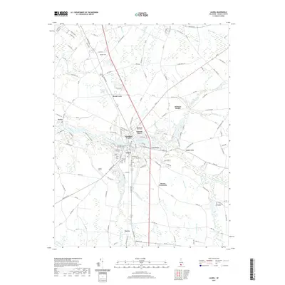 2019 Map of Laurel, 2019 Print