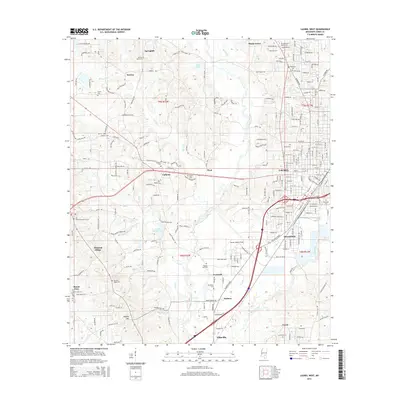 2015 Map of Laurel West, 2015 Print