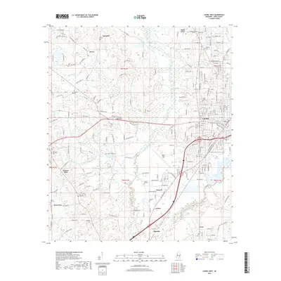 2018 Map of Laurel West, 2018 Print